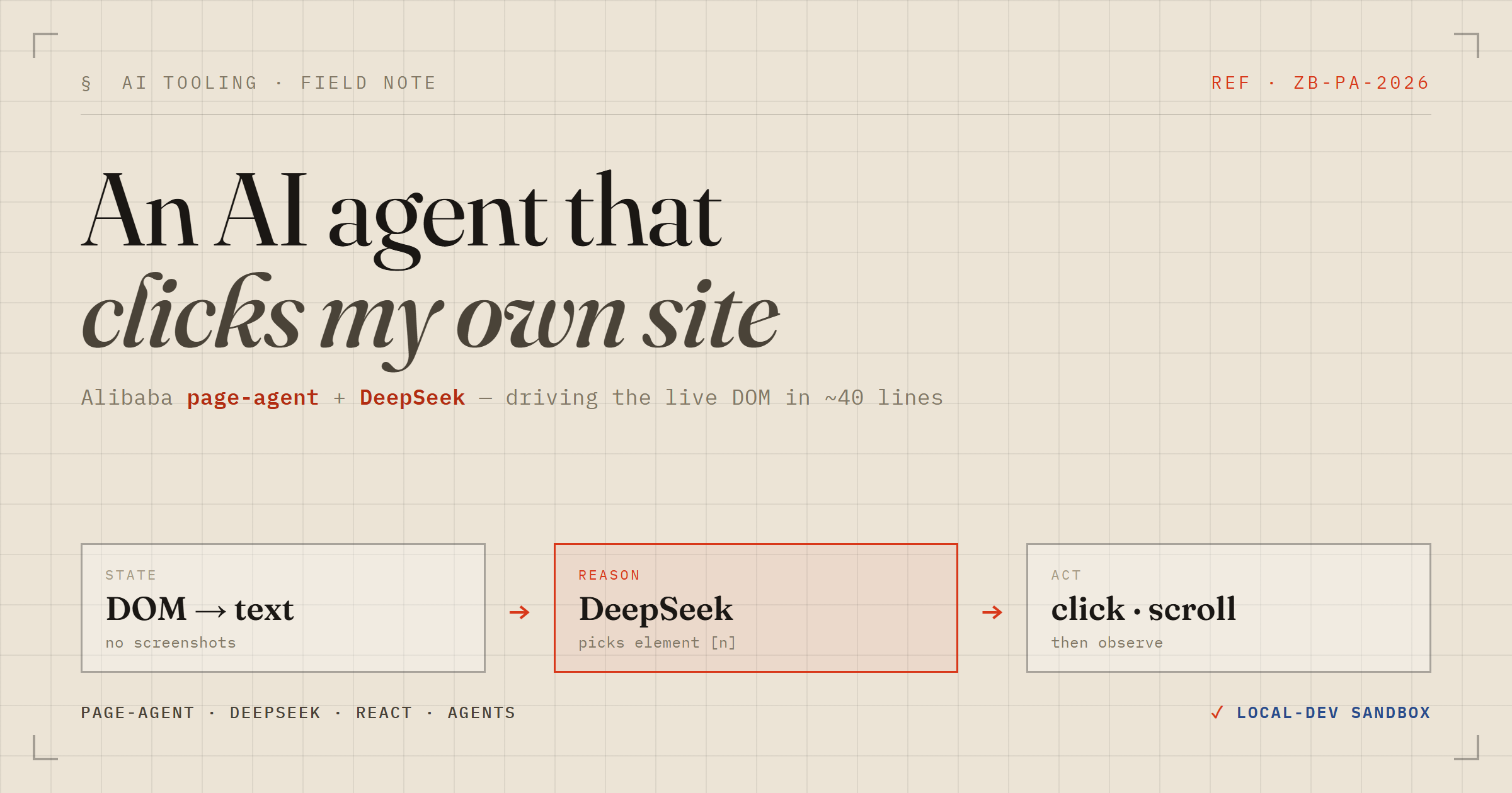 I dropped an AI agent into my own website