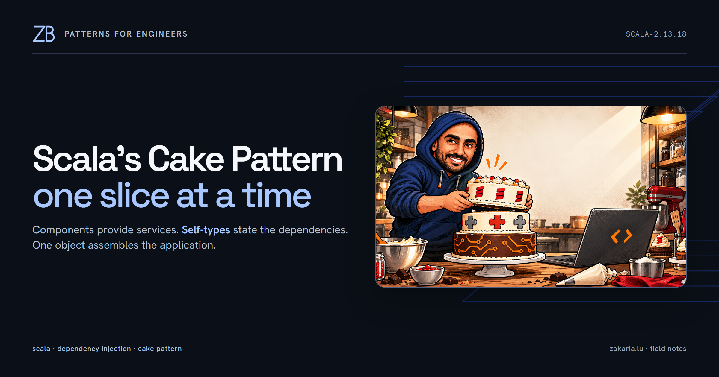 Scala's Cake Pattern, One Dependency at a Time