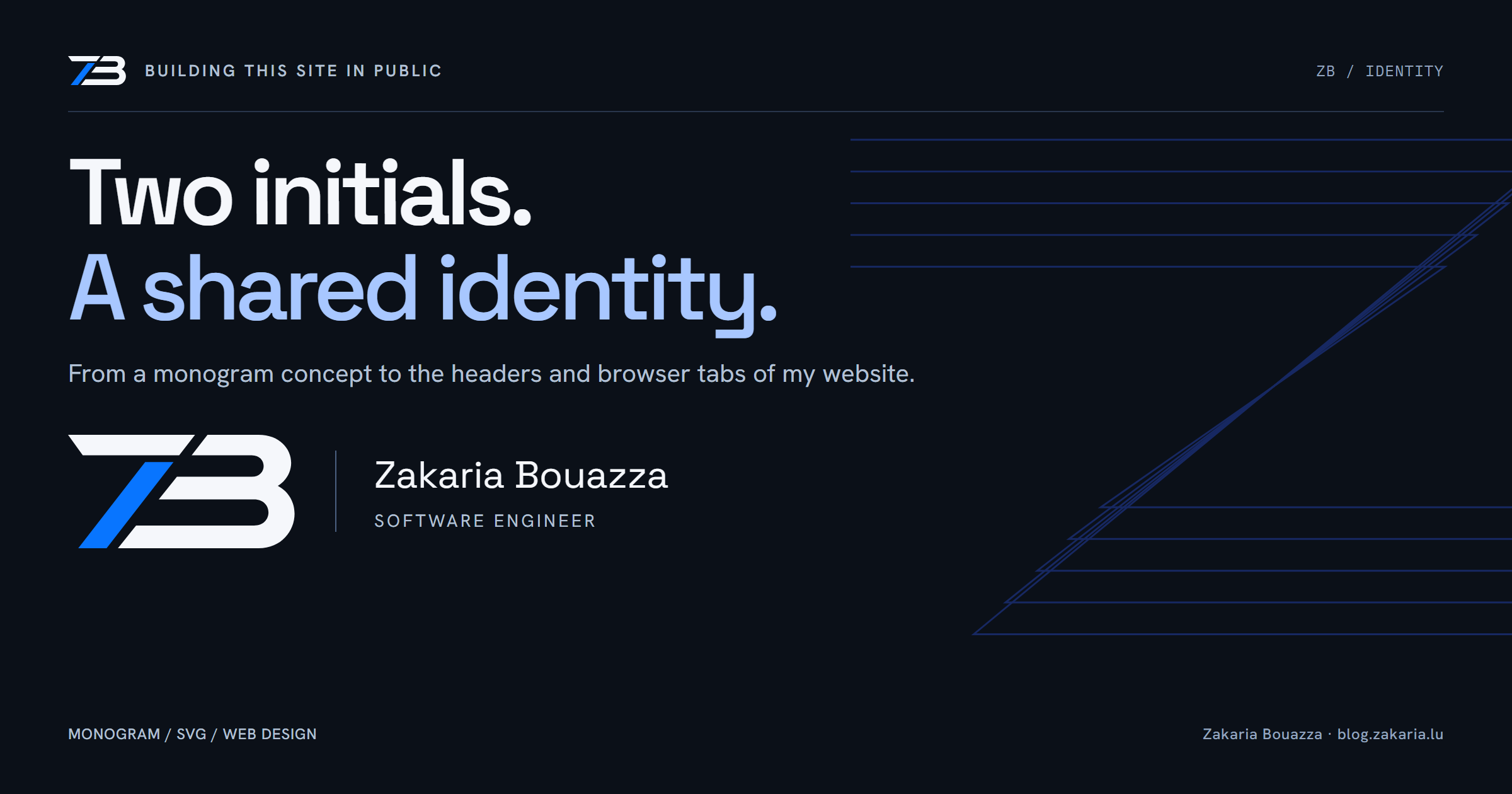 Two Initials, a Shared Identity: Bringing the ZB Monogram to My Website